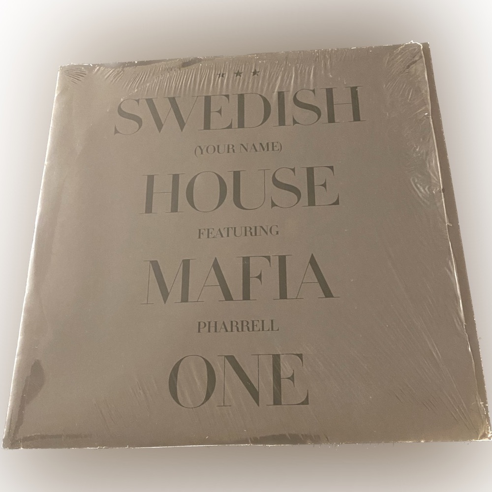 Swedish House Mafia featuring Pharrell Your Name “One” 33 RPM Vinyl 12” Record